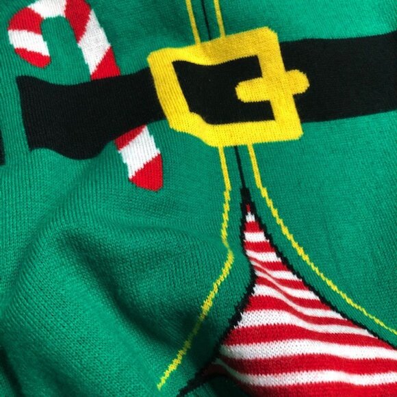 SALE 2 for $26 / 3 for $33 - Ugly Christmas Holiday Sweater with Elf XS - S - Picture 8 of 8